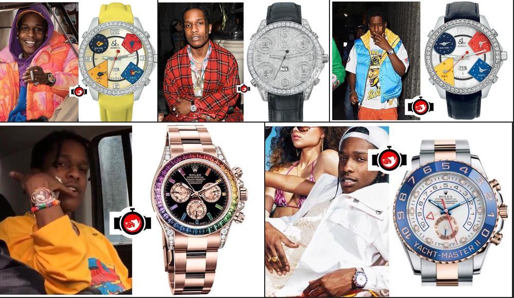 A Look Into ASAP Rocky's Watch Collection: From Jacob & Co to Rolex 
